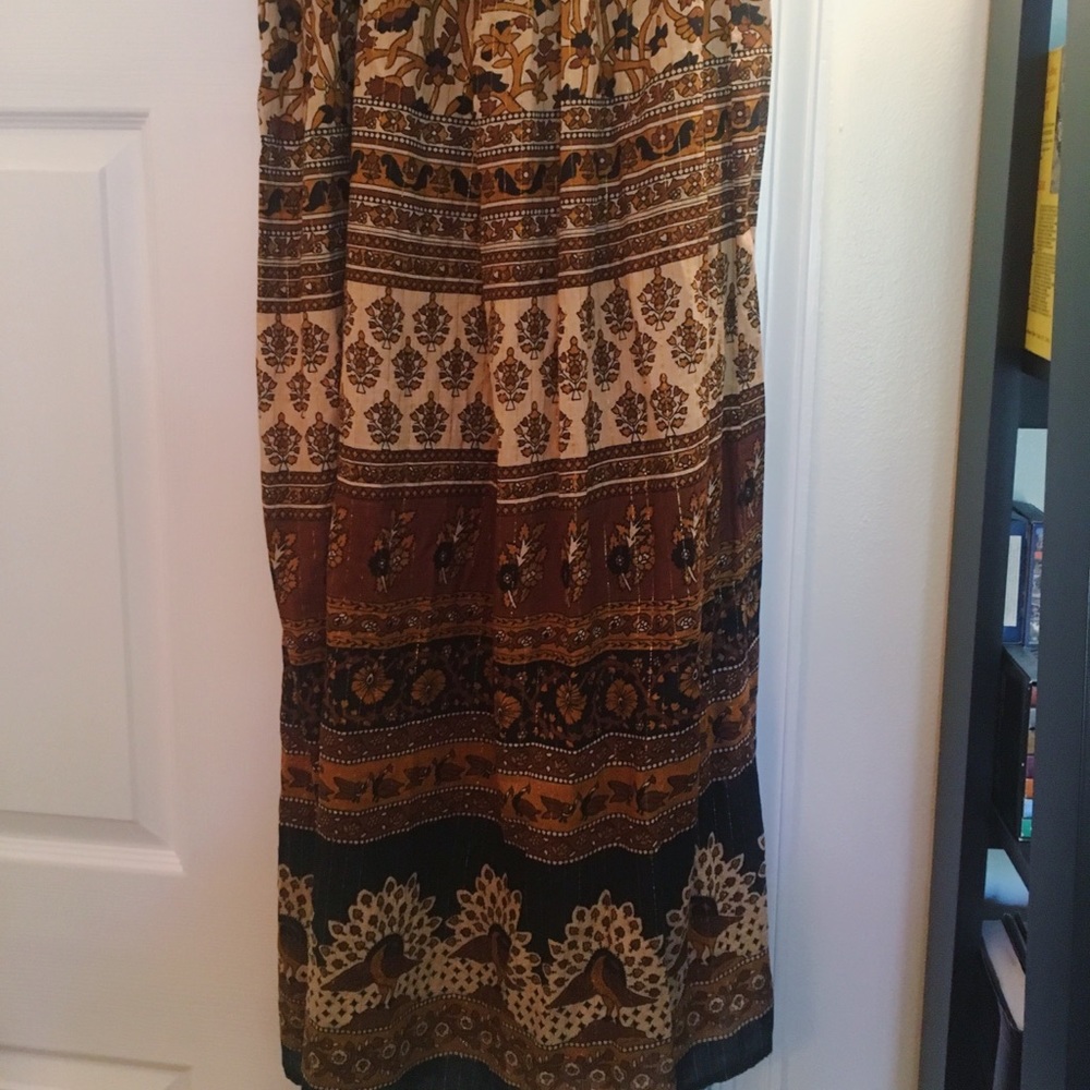 Forever 21 bohemian maxi skirt